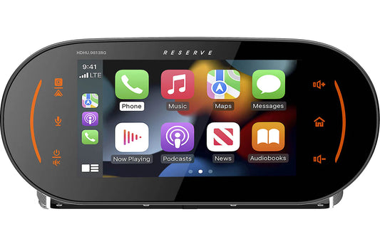 Soundstream Reserve HDHU.9813RG Plug-n-Play Digital Media Receiver with Bluetooth, Apple CarPlay, and Android Auto for select 1998-2013 vehicles from Harley Davidson