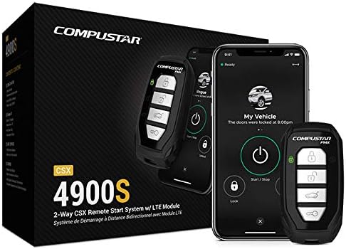 Compustar CSX4900-S 4-Button 2-Way, 3000' Remote Start System w/Drone X1LTE - INSTALLED