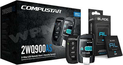 Compustar 2WQ900AS Two Way Remote Start and Security System with INSTALLATION