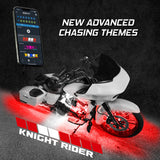 XK GLOW AP-MOTO-ADV XKalpha Motorcycle Underglow Light Kit with RGB Color Chasing | App-controlled
