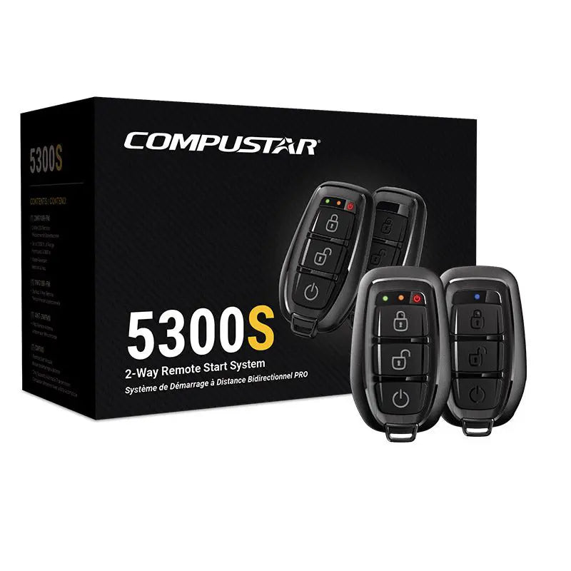 COMPUSTAR CS5300-S All-in-One 2-Way LED Remote Start Bundle INSTALLED MOST VEHICLES