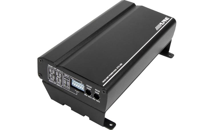 Alpine KTA-450 Power Pack Compact 4-channel car amplifier — 50 watts RMS x 4