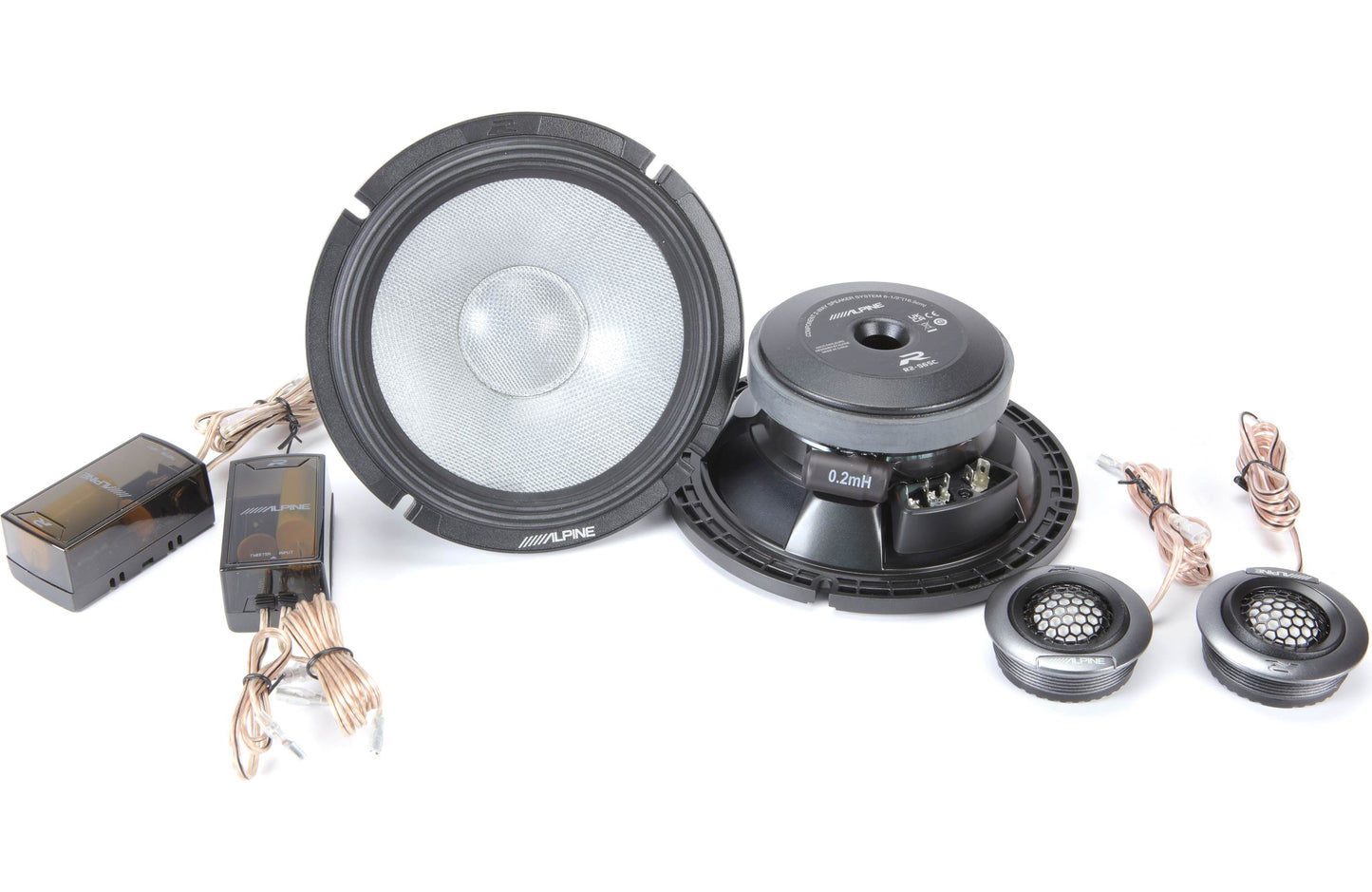 Alpine R2-S65C Next-Generation R-Series 6-1/2" 2-way component speaker system