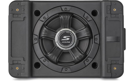 Alpine SS-SB12 S-Series shallow sealed downward-firing enclosure with 12" 2-ohm subwoofer