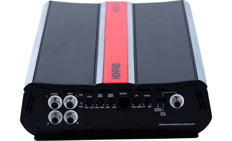 Memphis Audio MJP3000.1 MOJO Pro mono subwoofer amplifier — 3000 watts RMS x 1 at 1 ohm