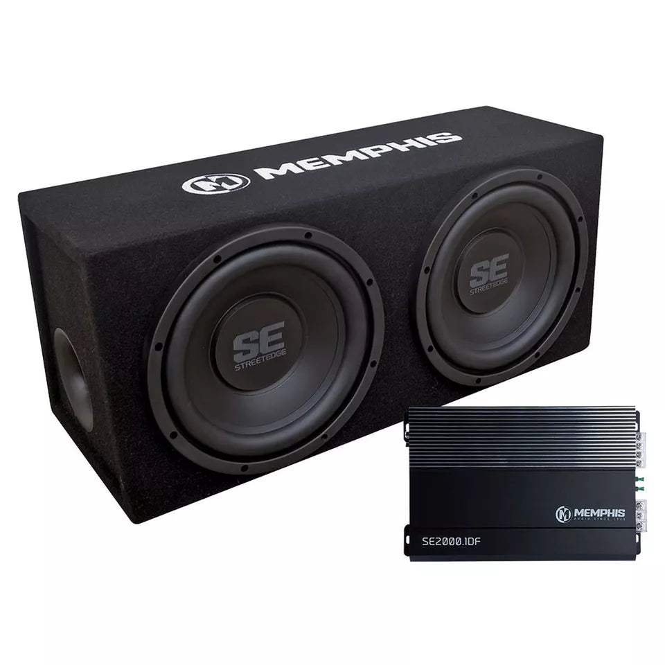 MEMPHIS SE210 Dual 10 Subs and Amp Bass Bundle