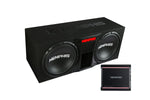 Memphis SRXE12DP Dual 12" SRX Vented Bass Package with SRX600.1V Amplifier