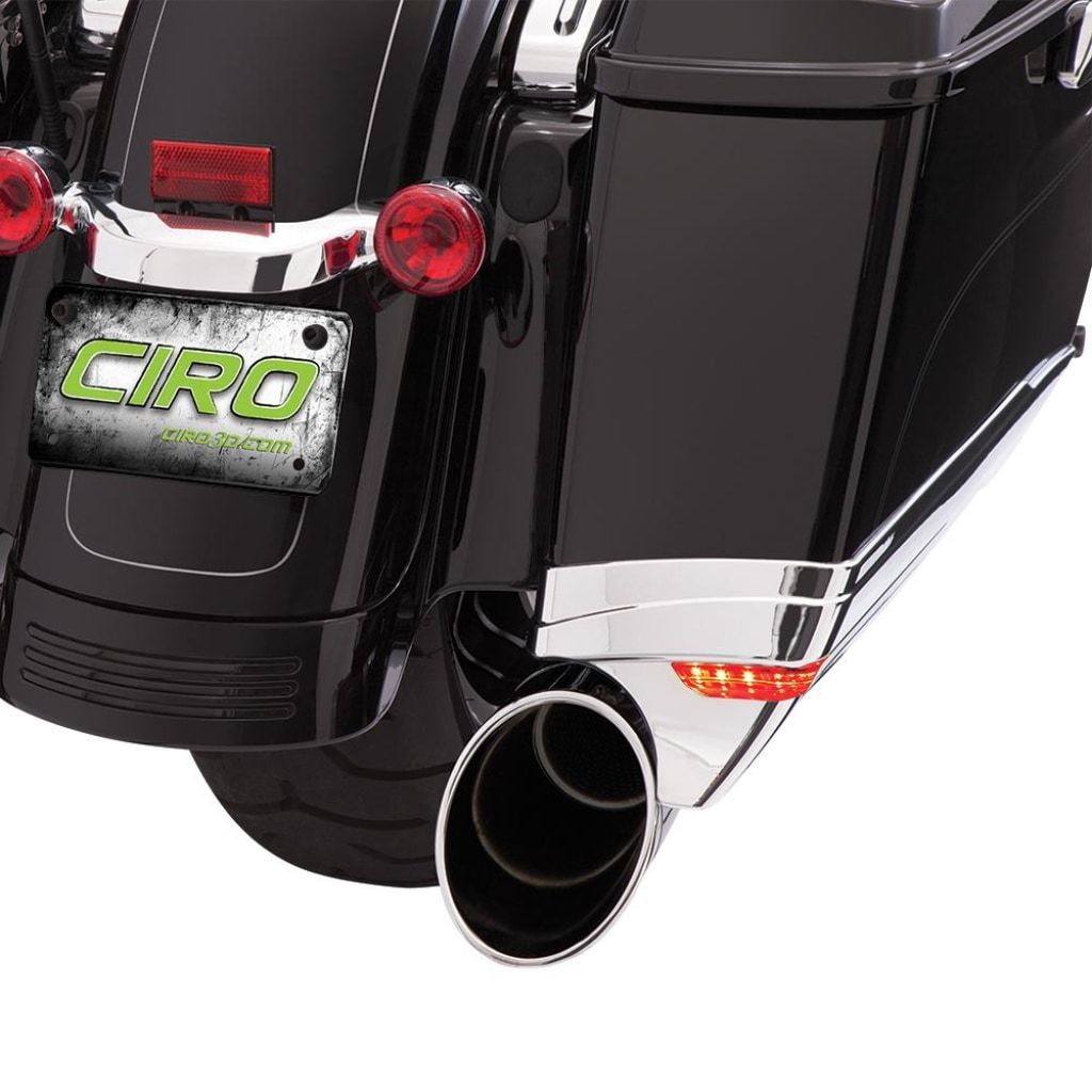 Ciro Chrome Saddlebag Extensions