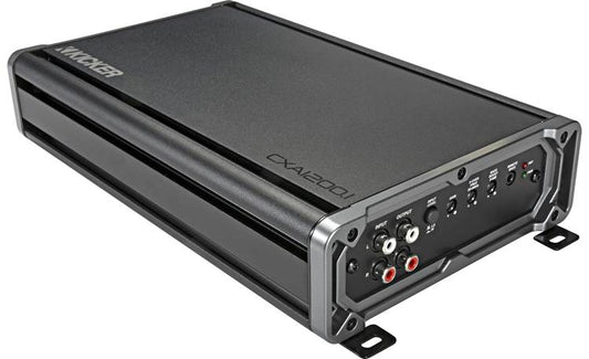 Kicker 46CXA1200.1T CX Series mono subwoofer amplifier — 1,200 watts RMS x 1 at 2 ohms