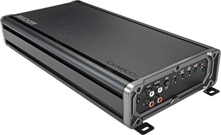 Kicker 46CXA1800.1T CX Series mono subwoofer amplifier — 1,800 watts RMS x 1 at 2 ohms