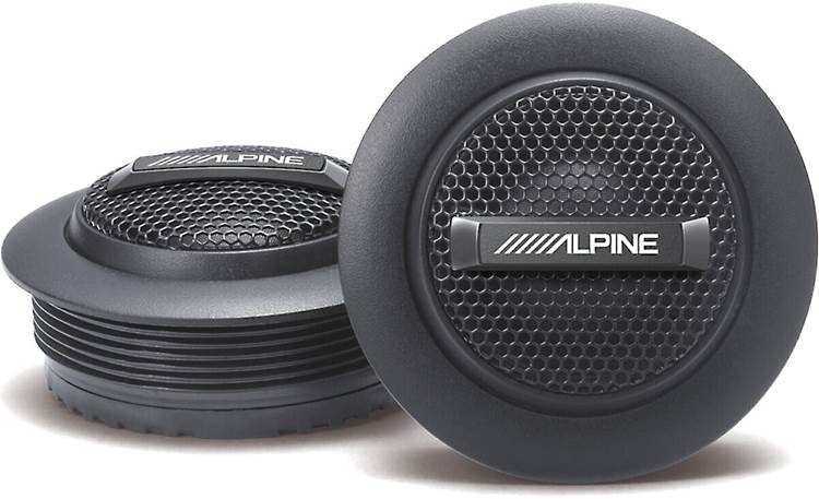 Alpine S-S10TW S-Series 1" silk dome tweeters