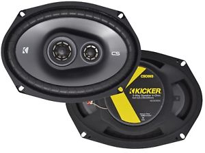 Kicker 46CSC6934 6"x9" 3-way car speakers